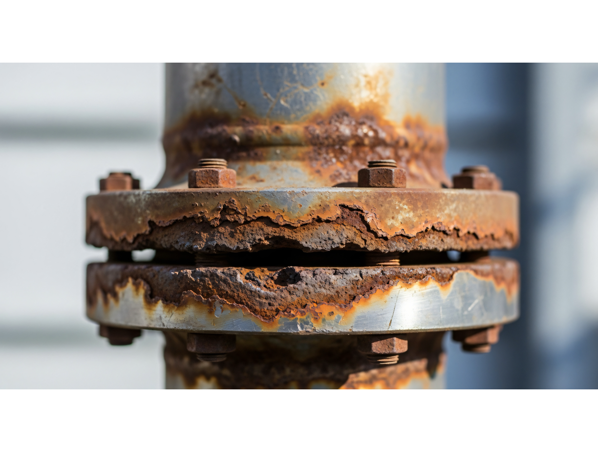 Corroded Flange Connection